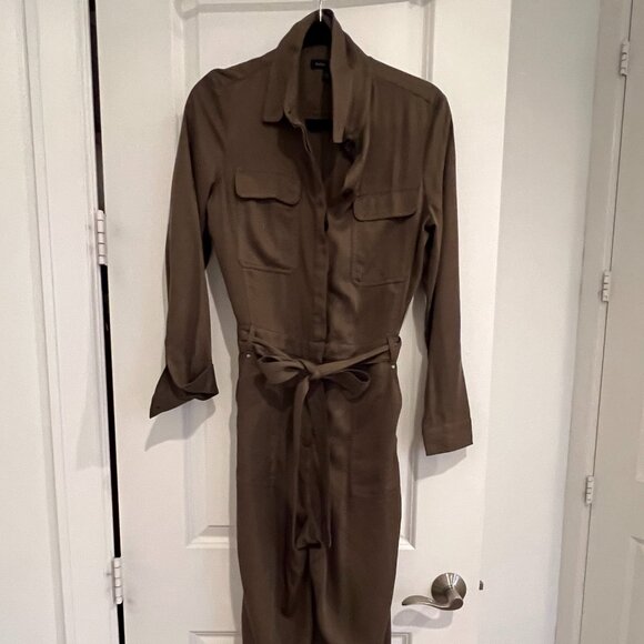 Womens Dark Green Jumpsuit - Picture 1 of 3